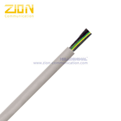 600V Power Control Cable with Stranded Bare Copper Conductors and Shielded Construction for Industrial Applications