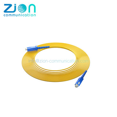 SC to SC OS1/OS2 9/125μM Fiber Optic Patch Cord with LSZH Jacket for High Performance Connectivity