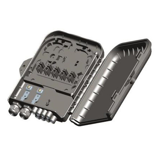 8 Core Fiber Optical Terminal Box with ABS+PC Material and Mini PLC Splitter for Fttx Network
