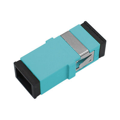 SC OM3 SX Fiber Optic Adapter Without Flange Ceramic Sleeve Low Insertion Loss Optical Coupler