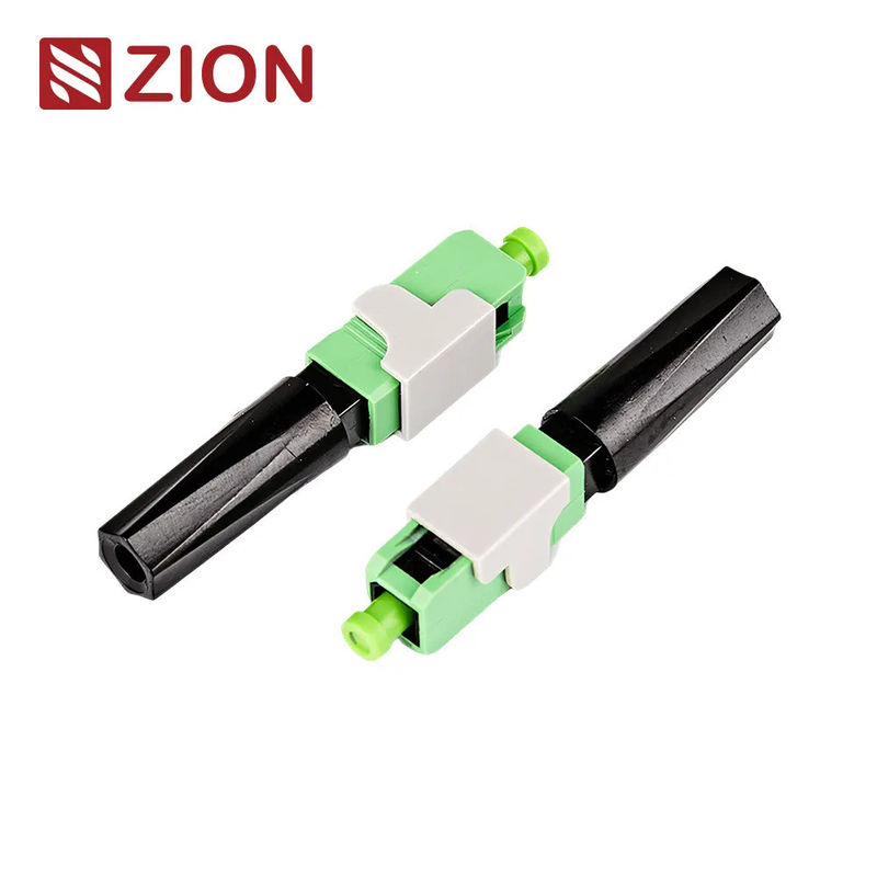 SC APC Fast Connector with High Installation Success Rate Reusable and Embedded Fiber Optic Structure for FTTH and Harsh Environments