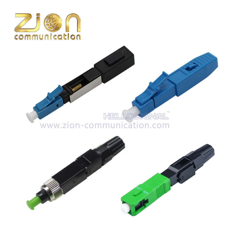 Fiber Fast Connector with LC/SC/FC Options and Pre-polished Ferrule for FAST Field Assembly