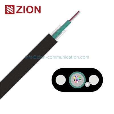 FTTH GYFXBY 1 2 4 6 8 কোর ইনডোর আউটডোর ফাইবার অপটিক কেবল FRP নন মেটালিক সহ