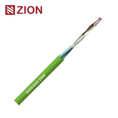 KNX 2PR 0.8mm খালি তামা তার ∙ PE বিচ্ছিন্নতা, ফয়েল shielded, LSZH sheath∙ KNX2P08-OE